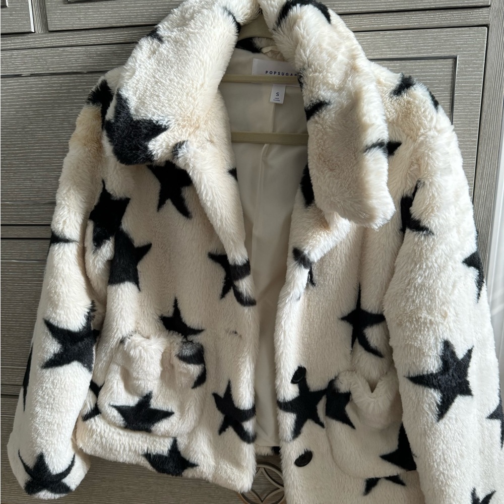 Faux Fur Star Coat
